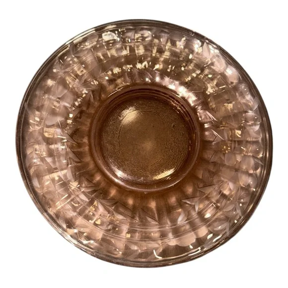 Set of 5 Vintage 1930’s Pink Depression Glass Plates - Federal Patrician Floral - Picture 2 of 7